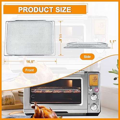 Miniatura 2 de WARDFYT Cesta de repuesto compatible con Breville Smart Oven Air Fryer Pro BOV900BSS, cesta de malla de repuesto para horno inteligente Breville