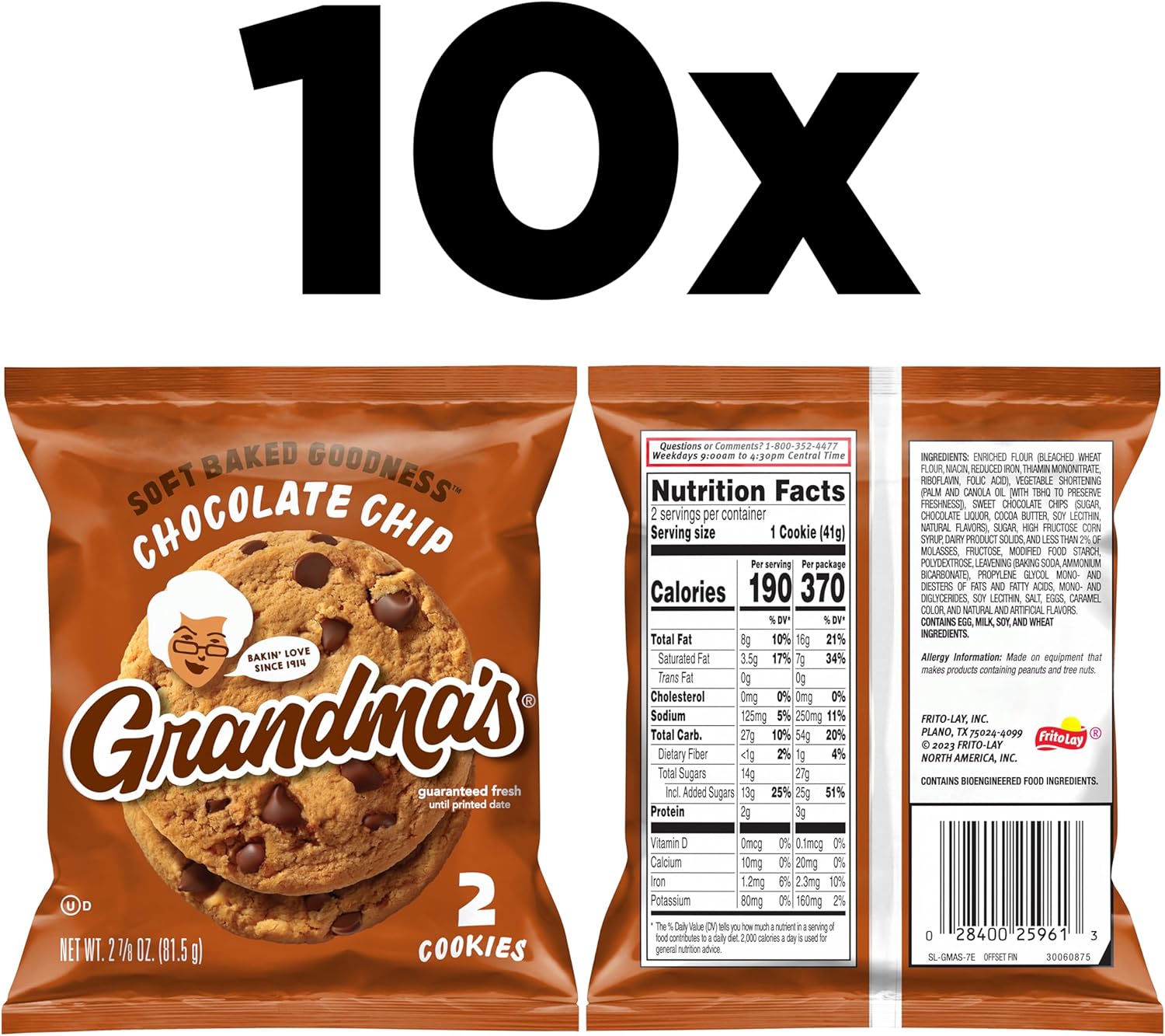 Cookies, Chocolate Chip, 2.5 Ounce ()