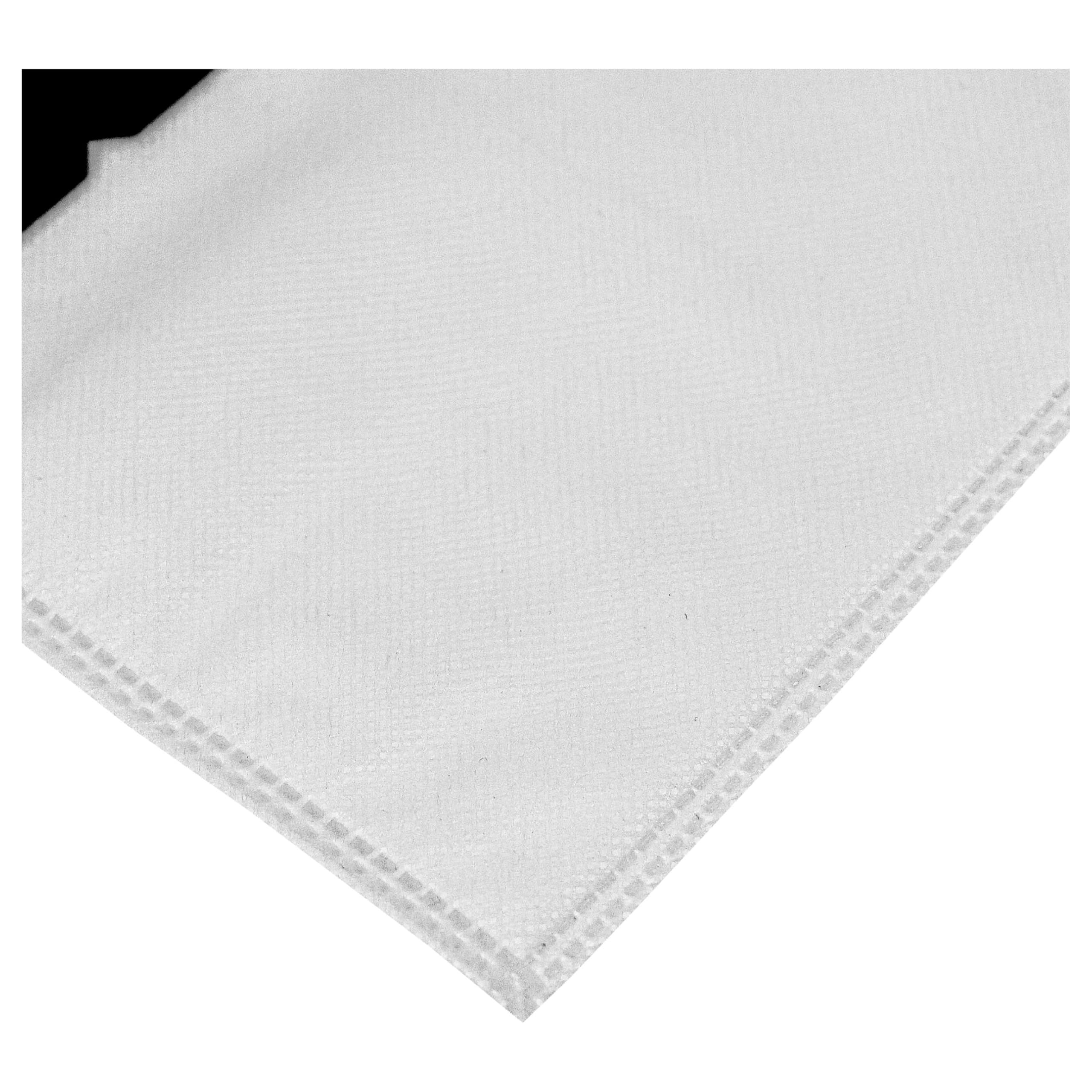vhbw 10x bolsa compatible con Milwaukee AS 250 ECP, AS 2-250 ELCP aspiradora - vellón, capacidad de 25 L, 54 cm x 41 cm blanco
