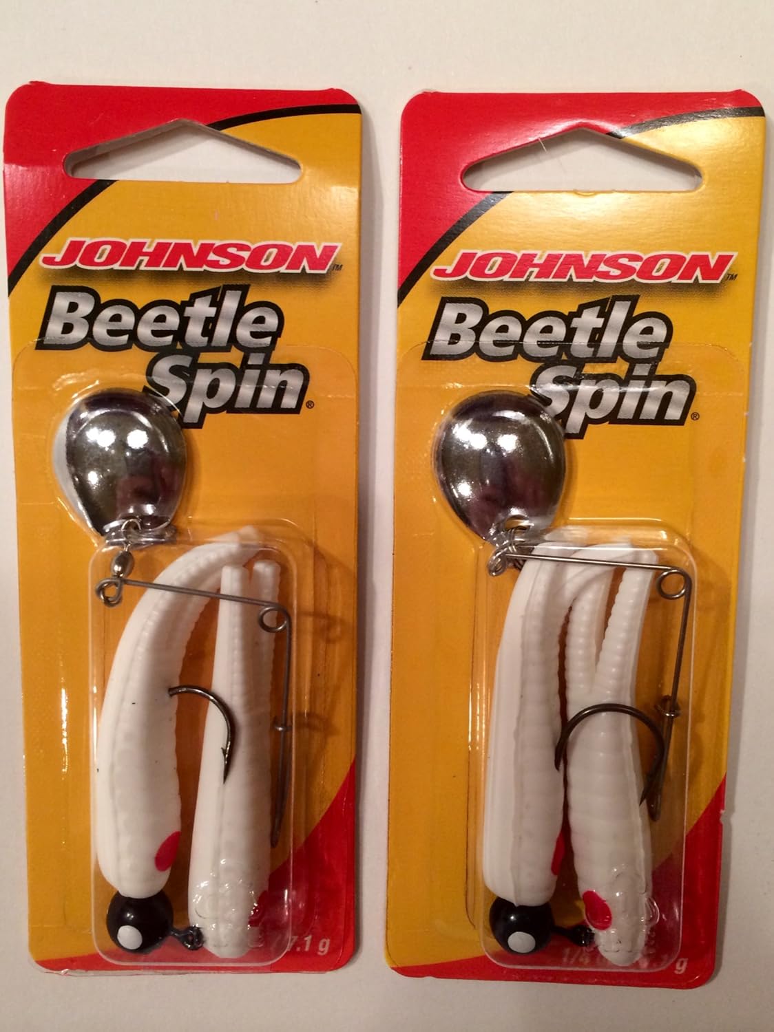 JOHNSON FISHING BEETLE SPIN VALUE PACK 1/16oz YELLOW/BLACK ST - Main Image