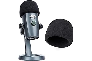 Professional Customized Blue Yeti Nano Mic Foam Windscreen - Enhanced Noise Cancellation...