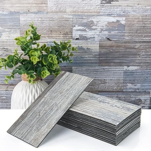 Art3d 102-Pack Peel and Stick Backsplash, Stick on Subway Tile, Wood Plank