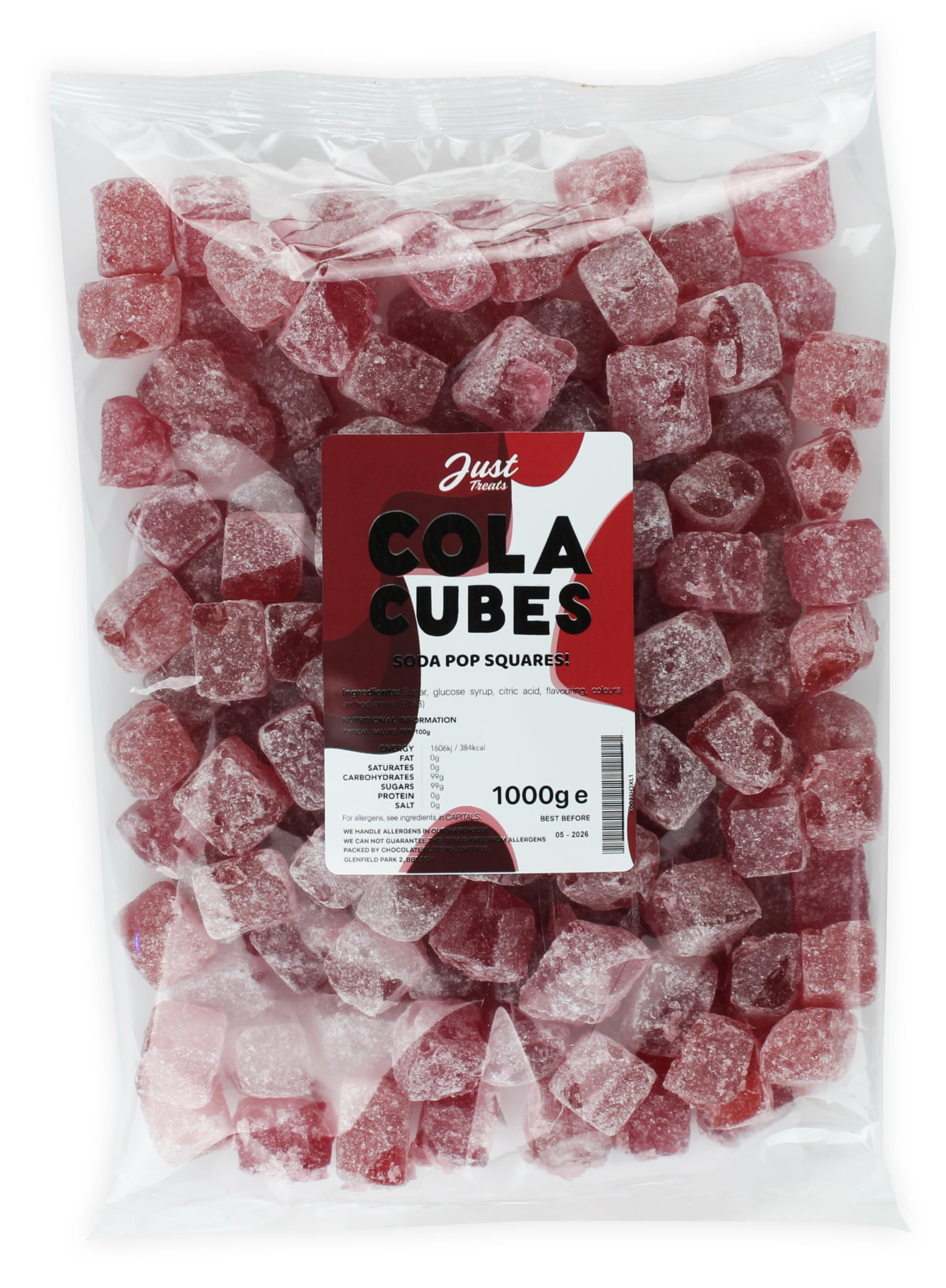 Just Treats Cola Cubes 1kg Party Bag