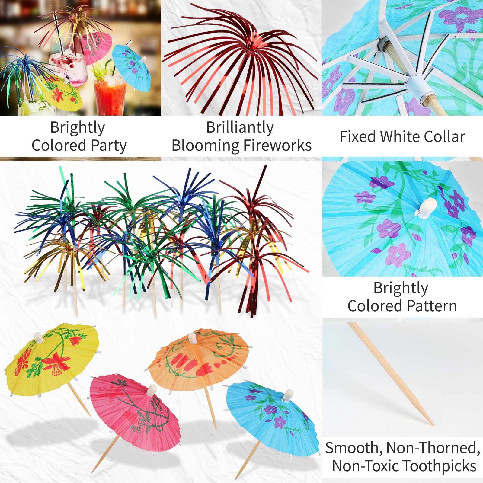 PARAPLUIE EN COTON Pour Décoration De Mariage, 5 Pièces, Parasol Ou... EUR 61,34 - FR