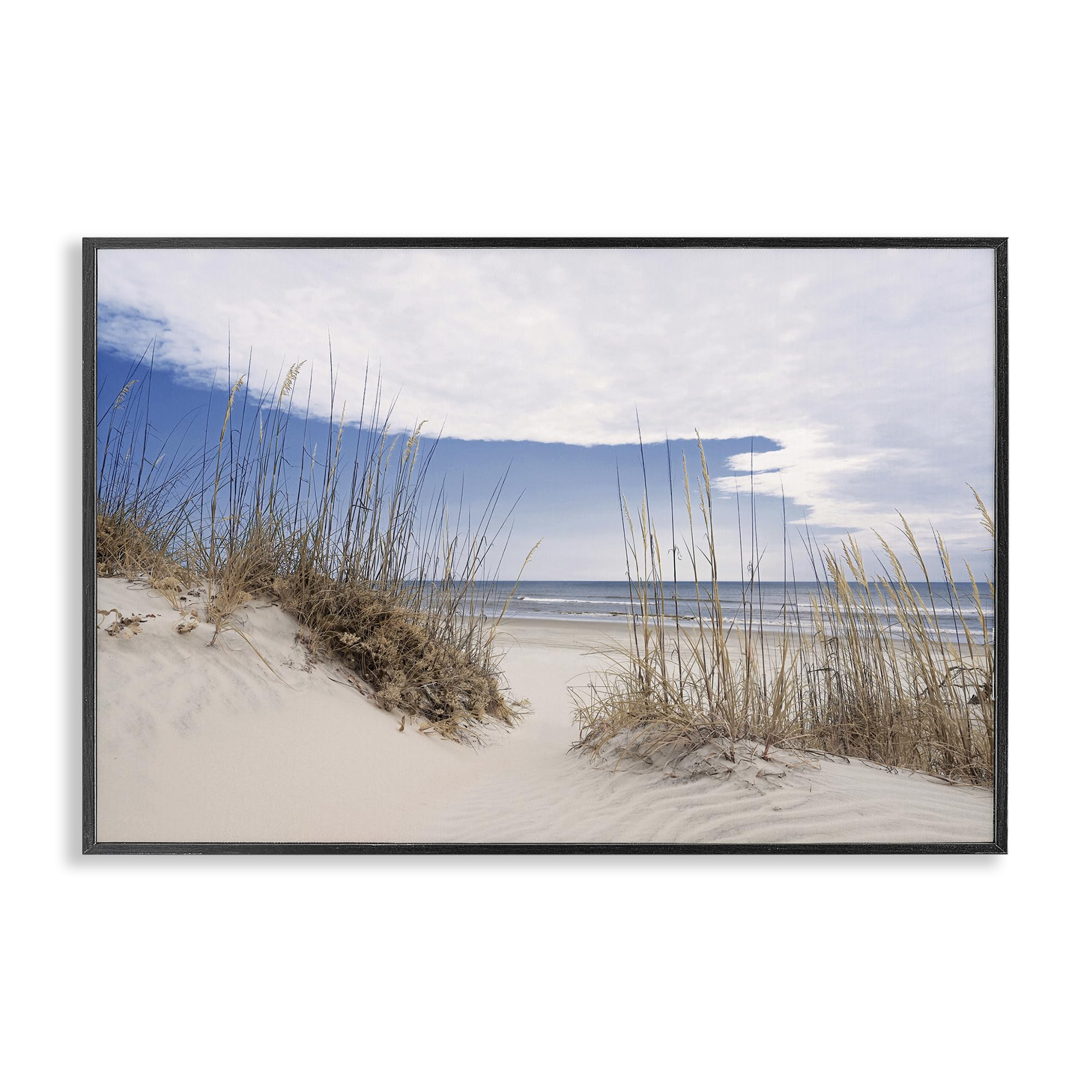 Stupell Industries Sea Oats Sandy Dunes 'Sea Oats Along Sandy Dunes'| Framed Giclee Art