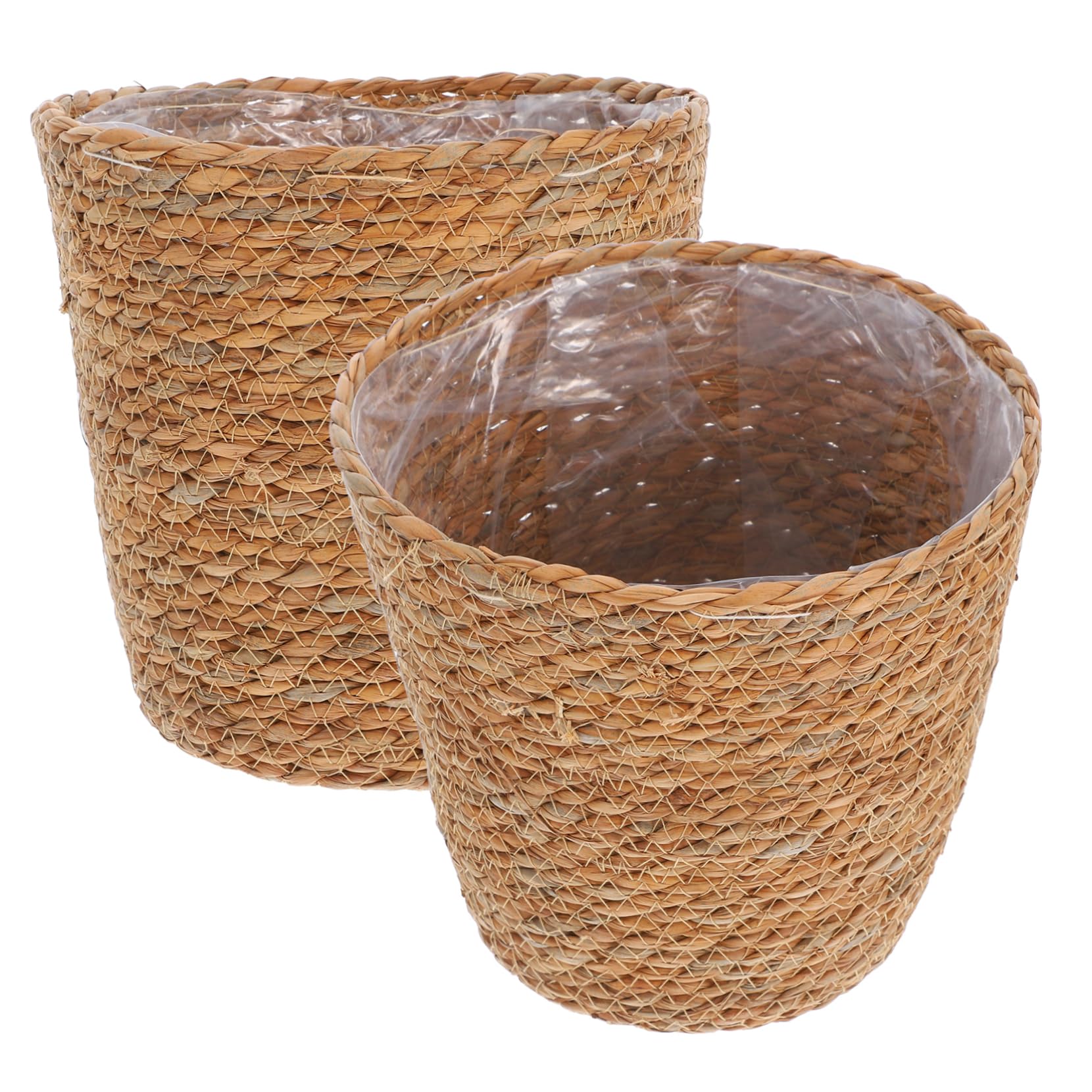Cache-pots en jonc de mer pour sublimer le salon et le jardin d'hiver