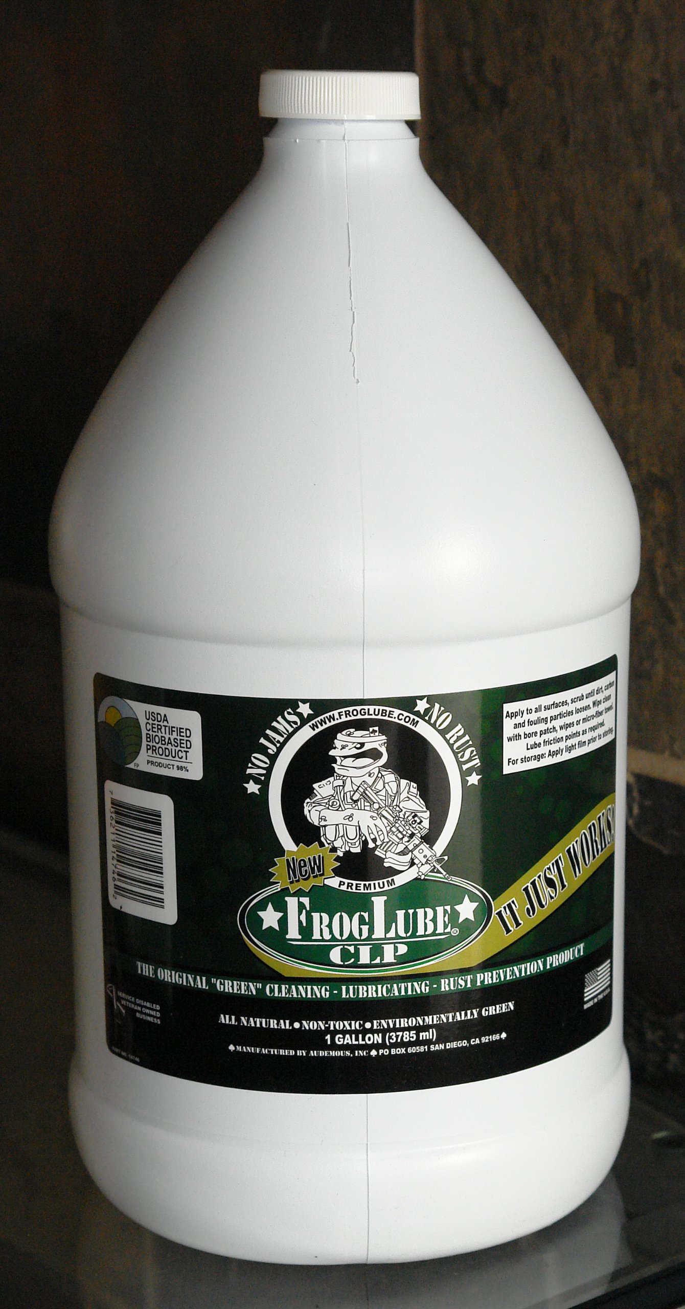 Frog Lube 14746 Liquid Jug, 1 Gallon
