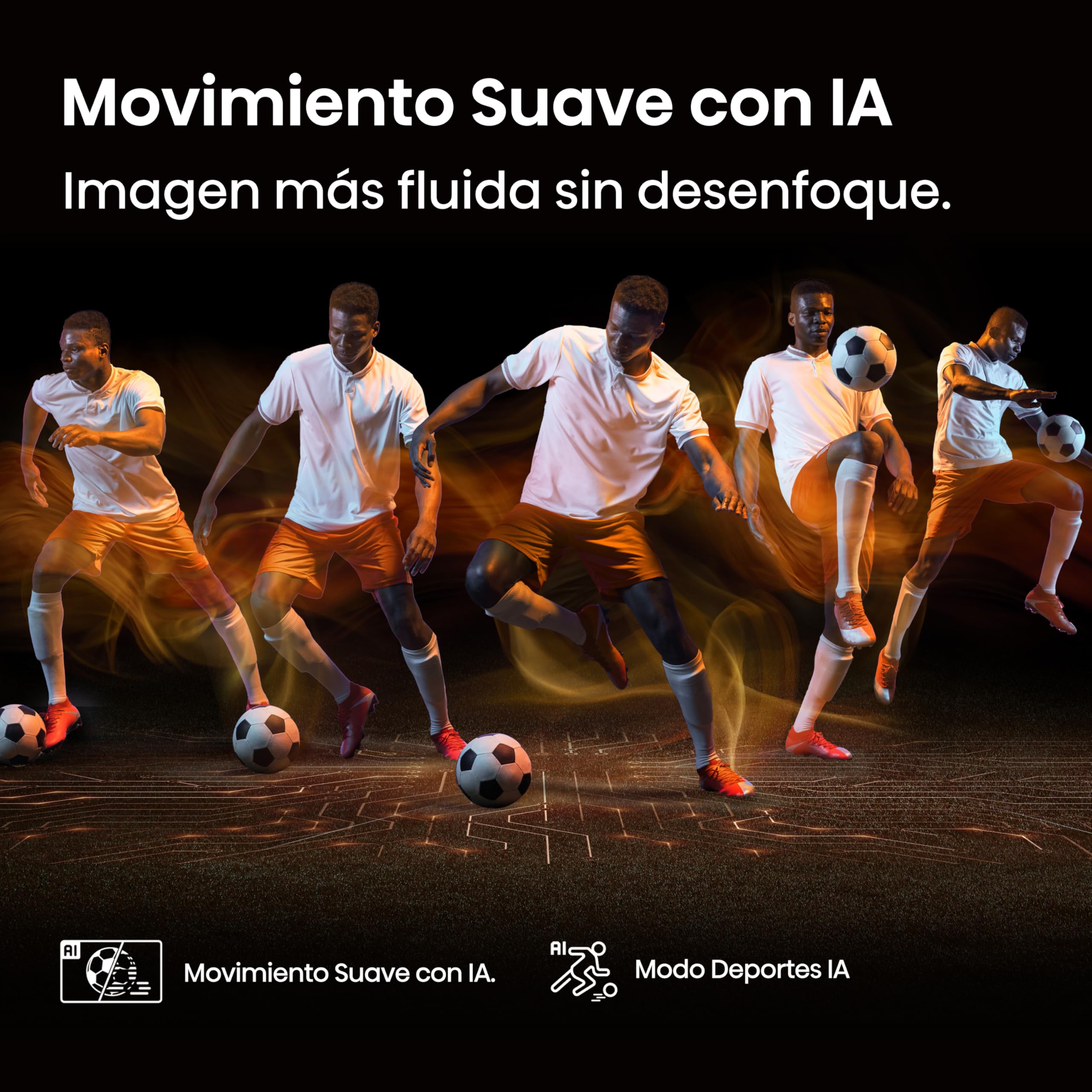 Hisense 43E7Q - QLED Smart TV 43 Pulgadas, Dolby Vision, Dolby Atmos, Modo Juego Plus, 60Hz VRR 120 fps, Modo Deportes, Monvimiento Suave IA, Bluetooth y HDMI 2.1, Control por Voz Alexa