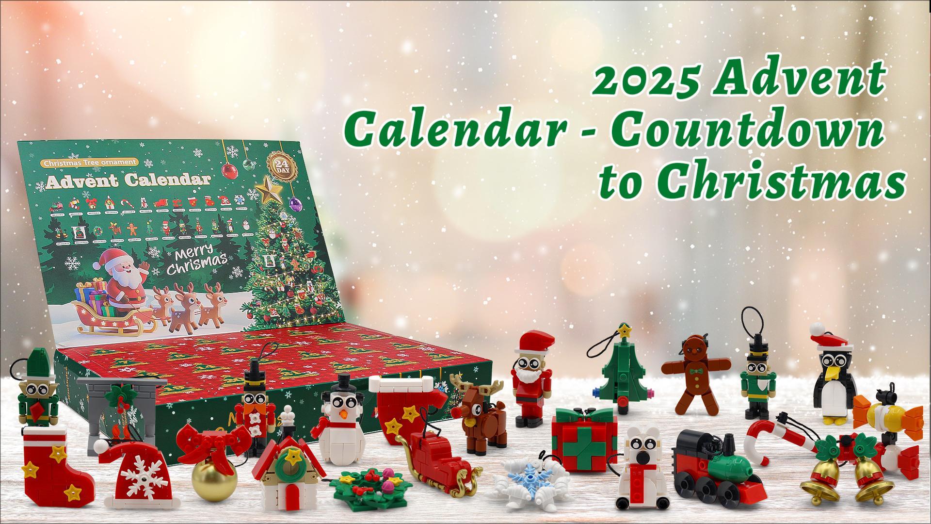 Amazon.com: Advent Calendar 2026 Christmas Ornaments Building Set