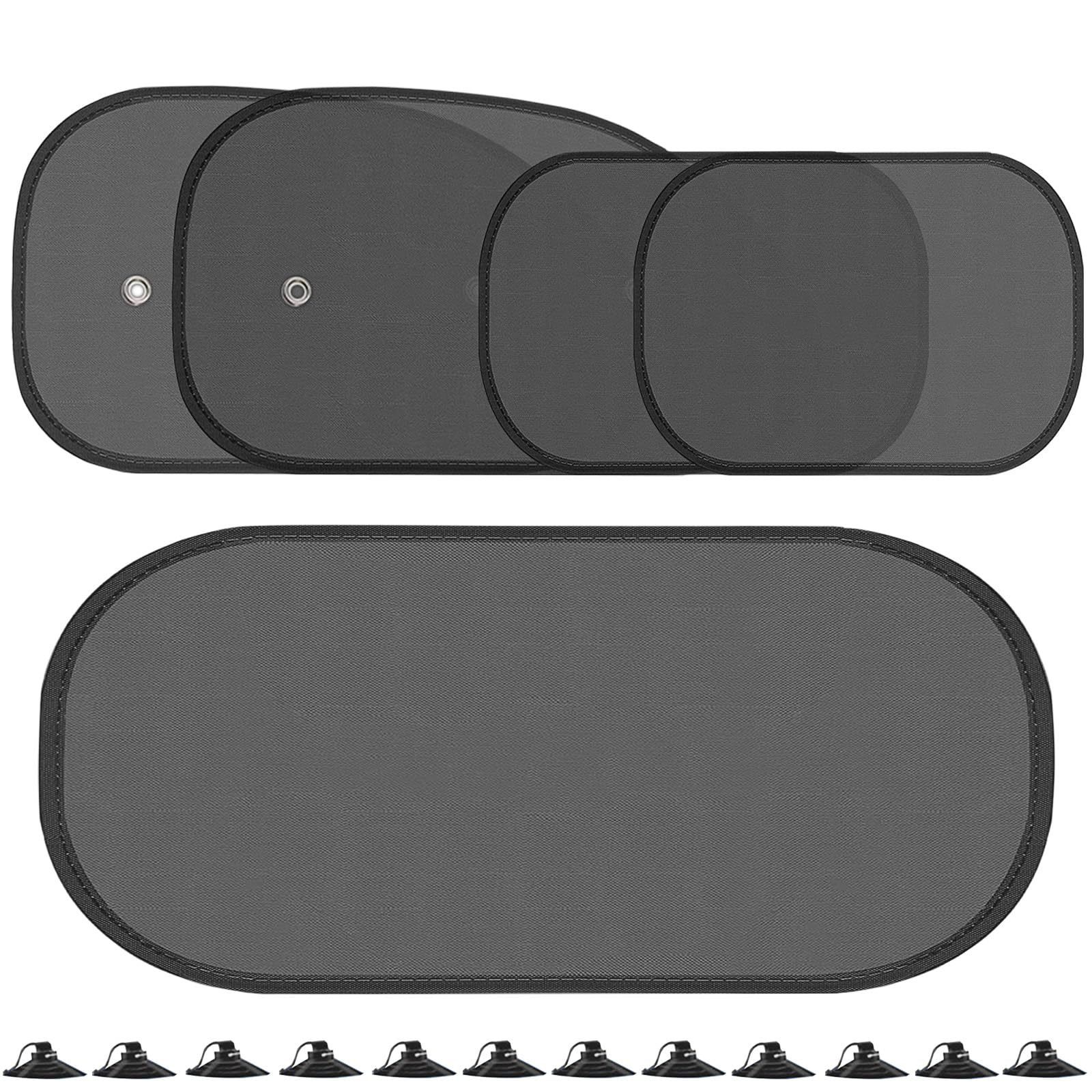 Parasole Magnetico Auto Per Bambini - Protezione UV Totale, 2 Pezzi Universali Per Finestrini Laterali - Foto 5