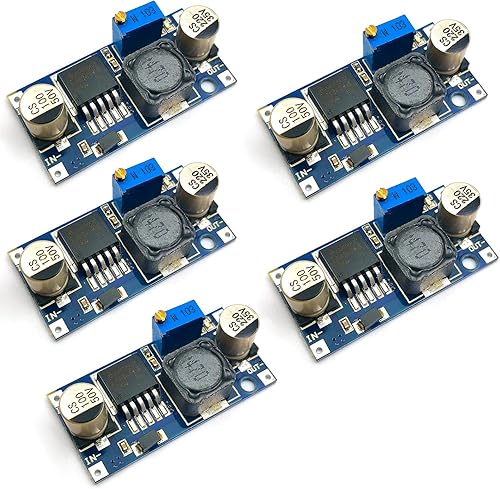 FainWan 5pcs LM2596S-ADJ módulo de alimentación DC-DC Buck Regulador 3A ajustable 5V12V24V