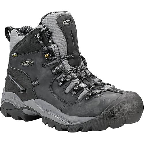 KEEN Utility Men's Pittsburgh 6" Leather Waterproof Steel Toe Work Boots