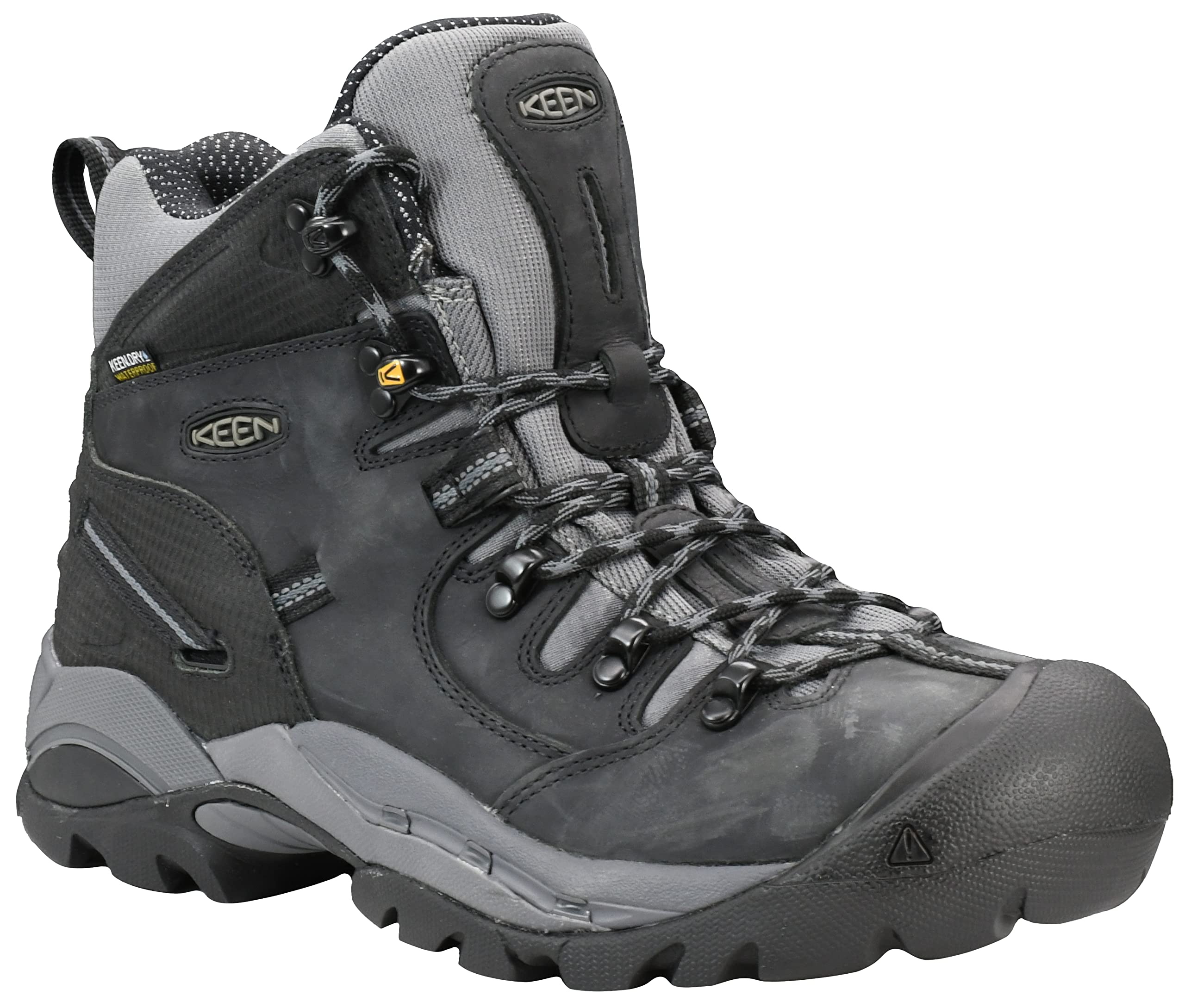 KEEN Utility Men's Pittsburgh 6" Leather Waterproof Steel Toe Work Boots