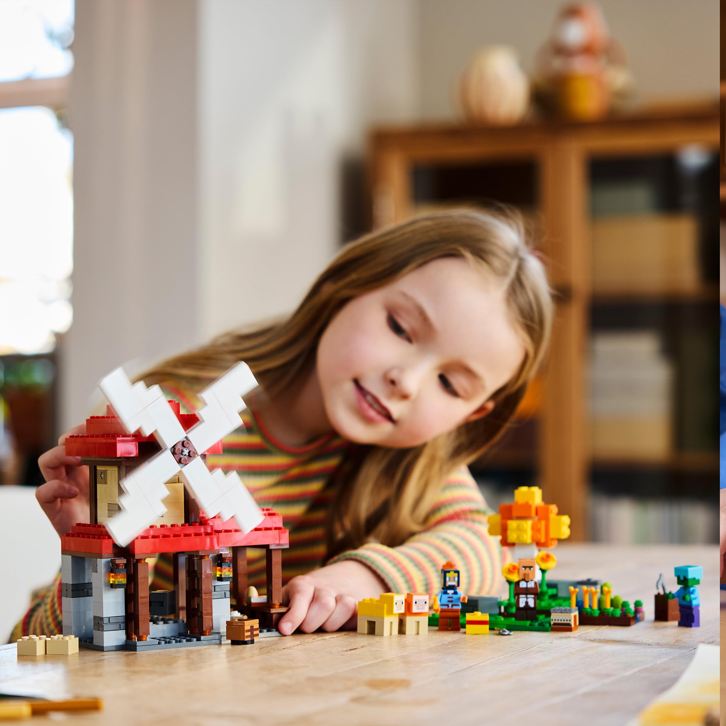Amazon.co.jp: レゴ (LEGO) マインクラフト 風車のある農場 21262 8歳