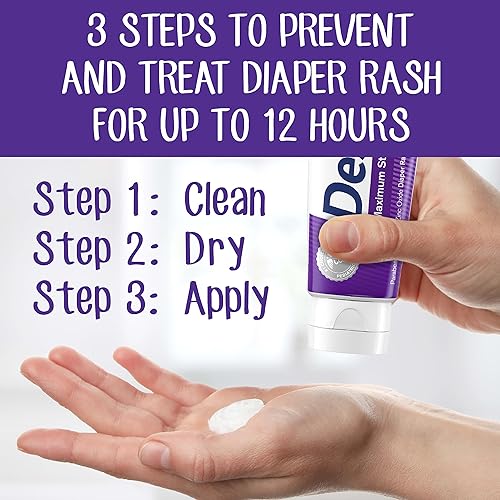 Miniatura 4 de Desitin Crema para dermatitis de pañales para bebés con 40 óxido de zinc para tratamiento alivio y prevención hipoalergénico pasta sin ftalatos y