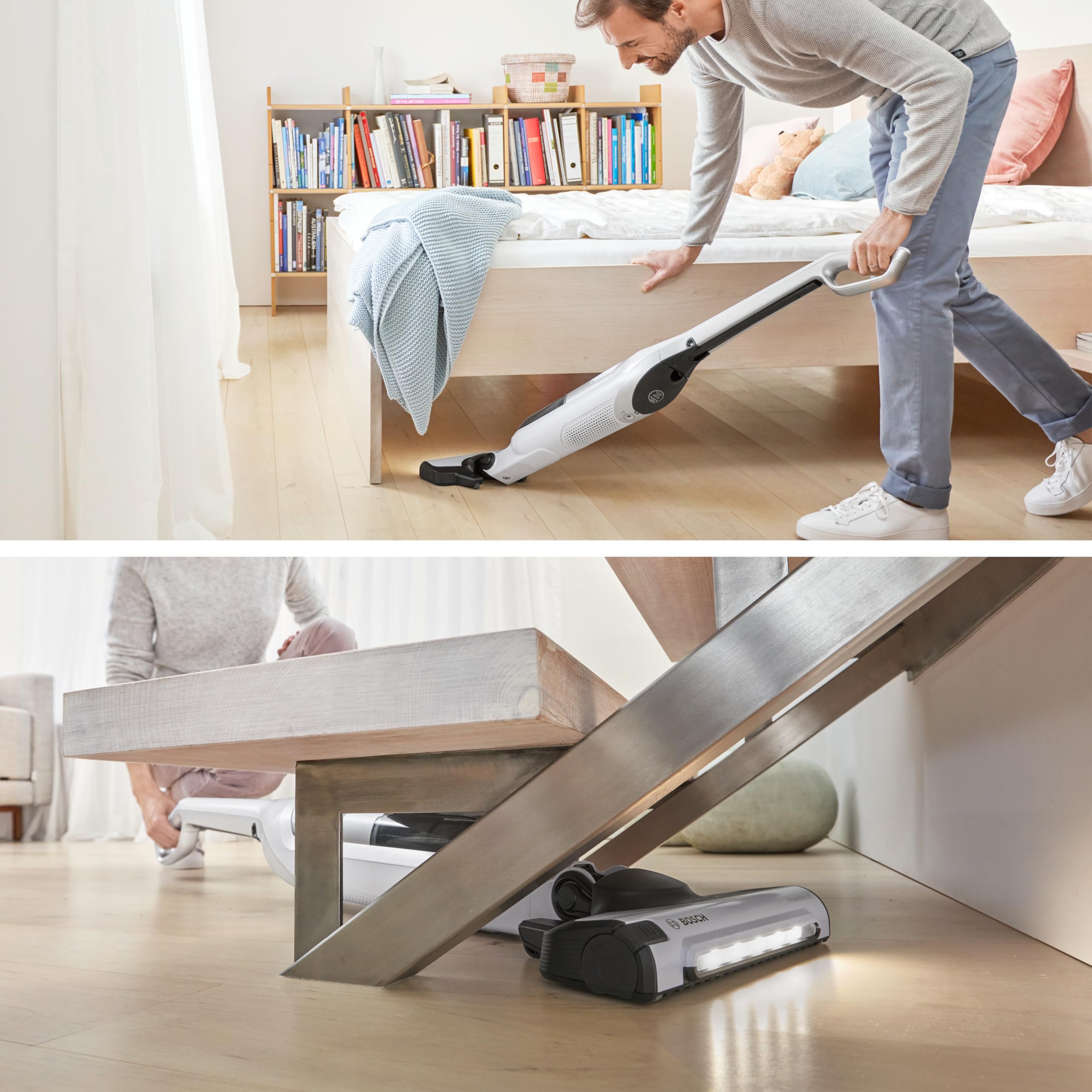 Bosch - Aspirador sin Cable Flexxo Gen 2, 28 W, 0.4 litros, Blanco, BBH3ALL28