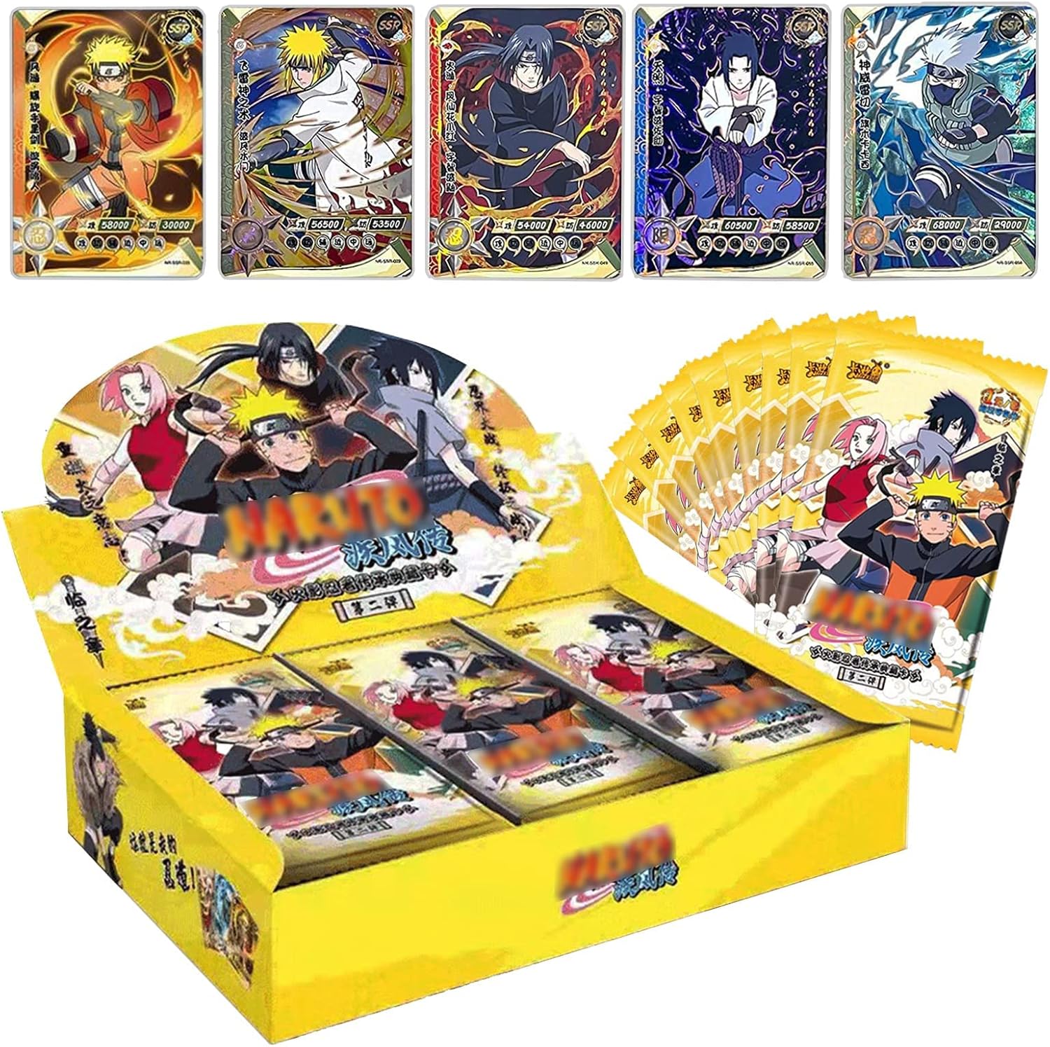 Anime Karten,36Pack/180 Blatt Anime Sammelkarten Set,Shippuden Karten ...