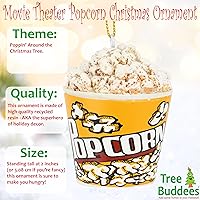 Vista 2 de Tree Buddees Decoración navideña de palomitas de maíz para cine