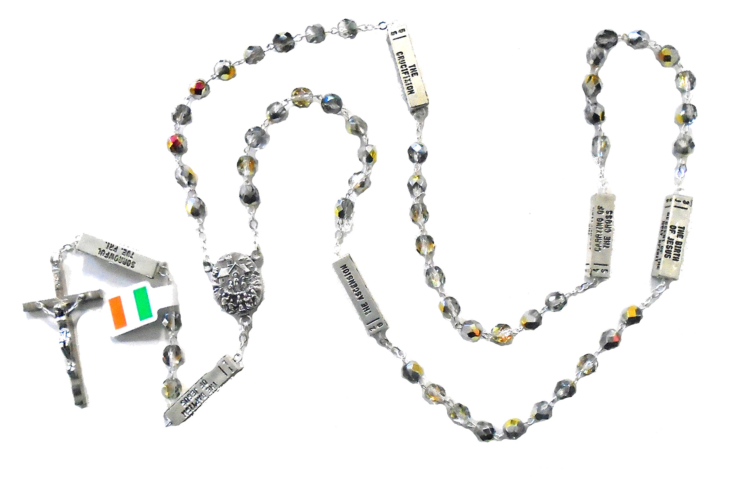 Grey Bead Rosary by J.C. Walsh & Sons #G240 Grey