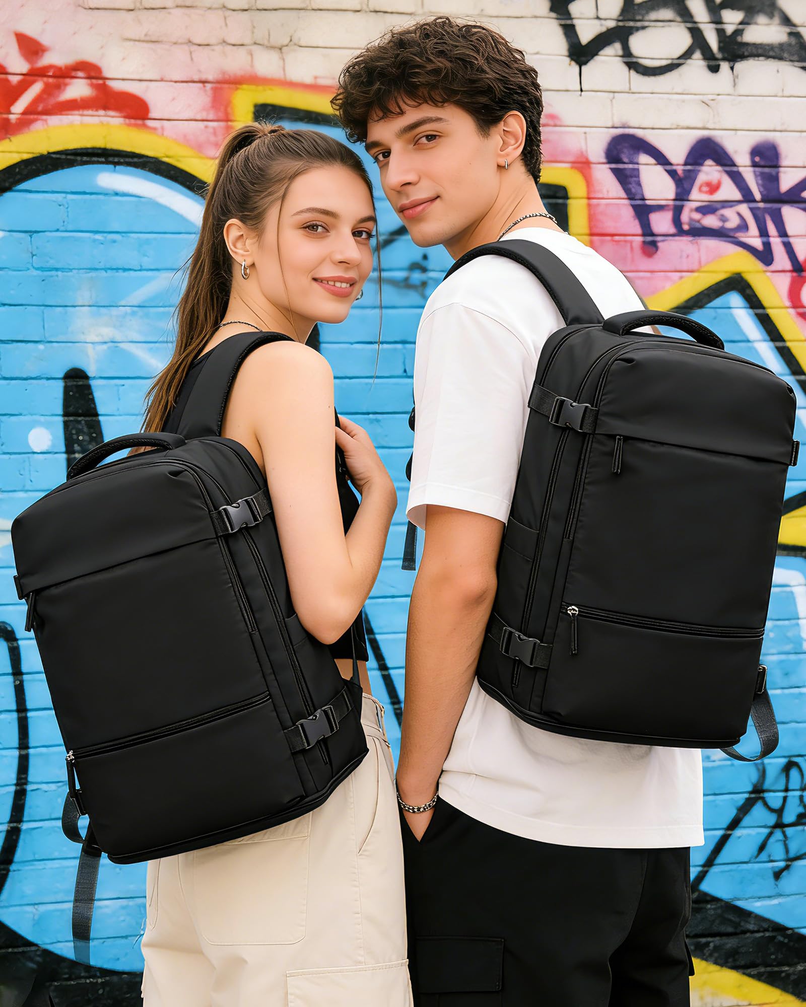 SZSYCN Zaino da Viaggio con Sottovuoto Ryanair 40x30x20 Wizzair Borse da Cabina per Ryanair 40x20x25 Bagaglio a Mano Sottovuoto con pompa,Zaino Casual per Laptop