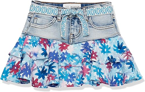 Desigual Girl Denim Skirt Evase