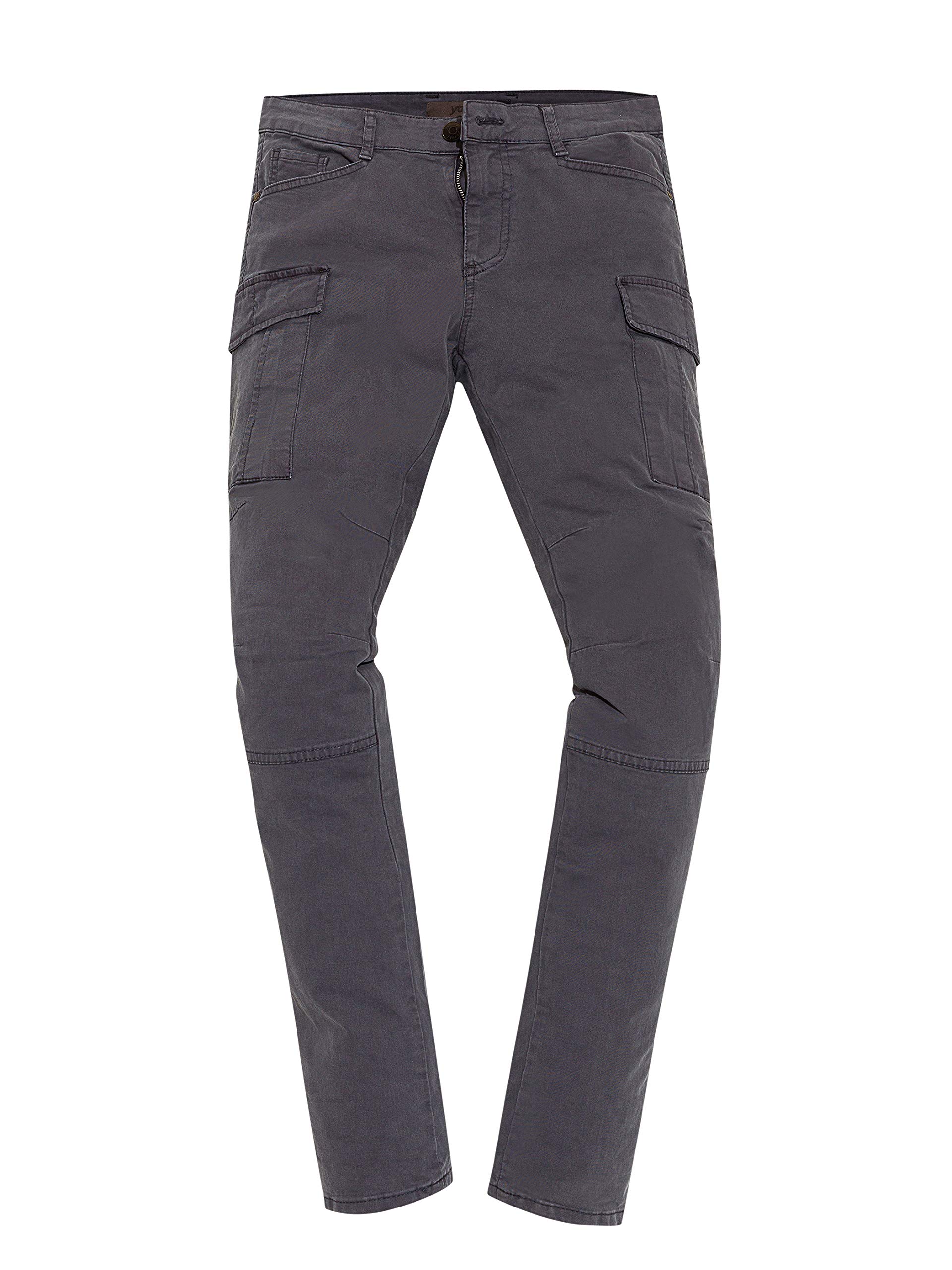 Yazubi Pantaloni Cargo Uomo con Cotone Chino Relaxed Fit Jayden