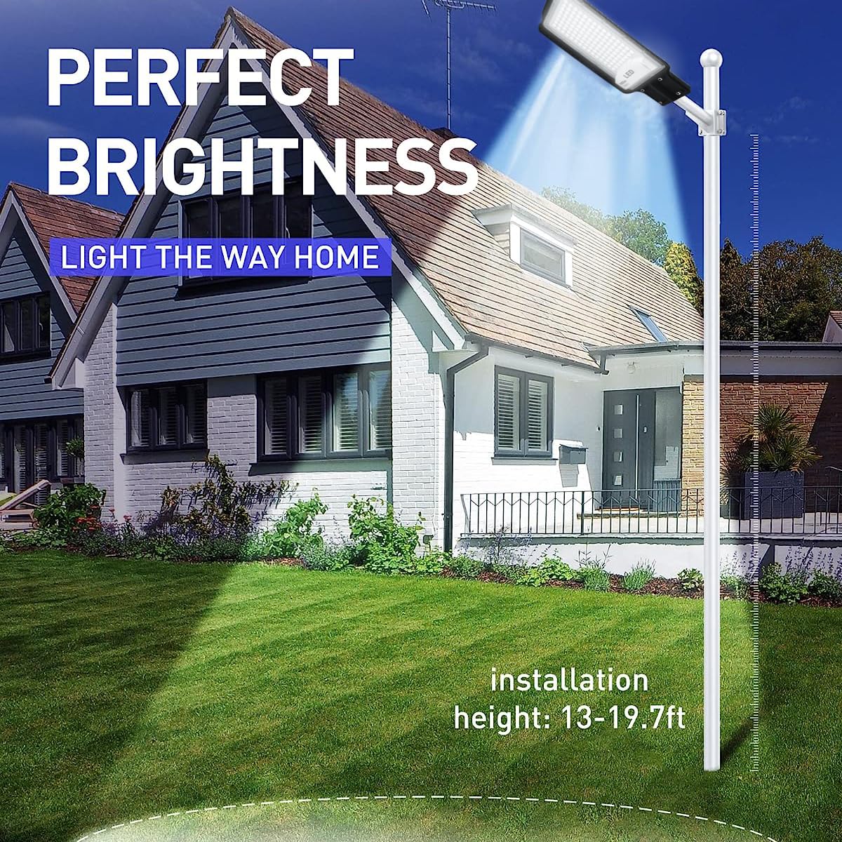 2pcs 100W Lampione LED 6500K Super Luminoso Luce stradale a LED,IP66 Faretto LED da Esterno Consumo Basso Faretti LED per illuminazione di giardini,parcheggio luce strada scuola Giardino Magazzino