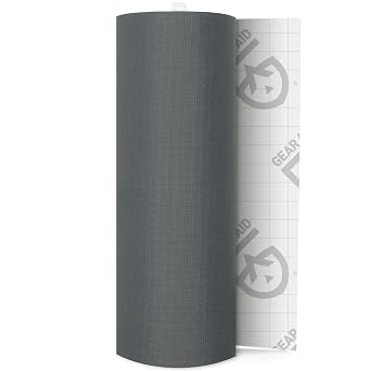 GEAR AID Tenacious Tape 3 x 20 Fabric and Vinyl Gear Repair Tape, Fix Holes and Rips in Puffy Jackets, Rain Gear, Tents, Sleeping Bags and Outdoor Equipment, Gray, 1 Roll
