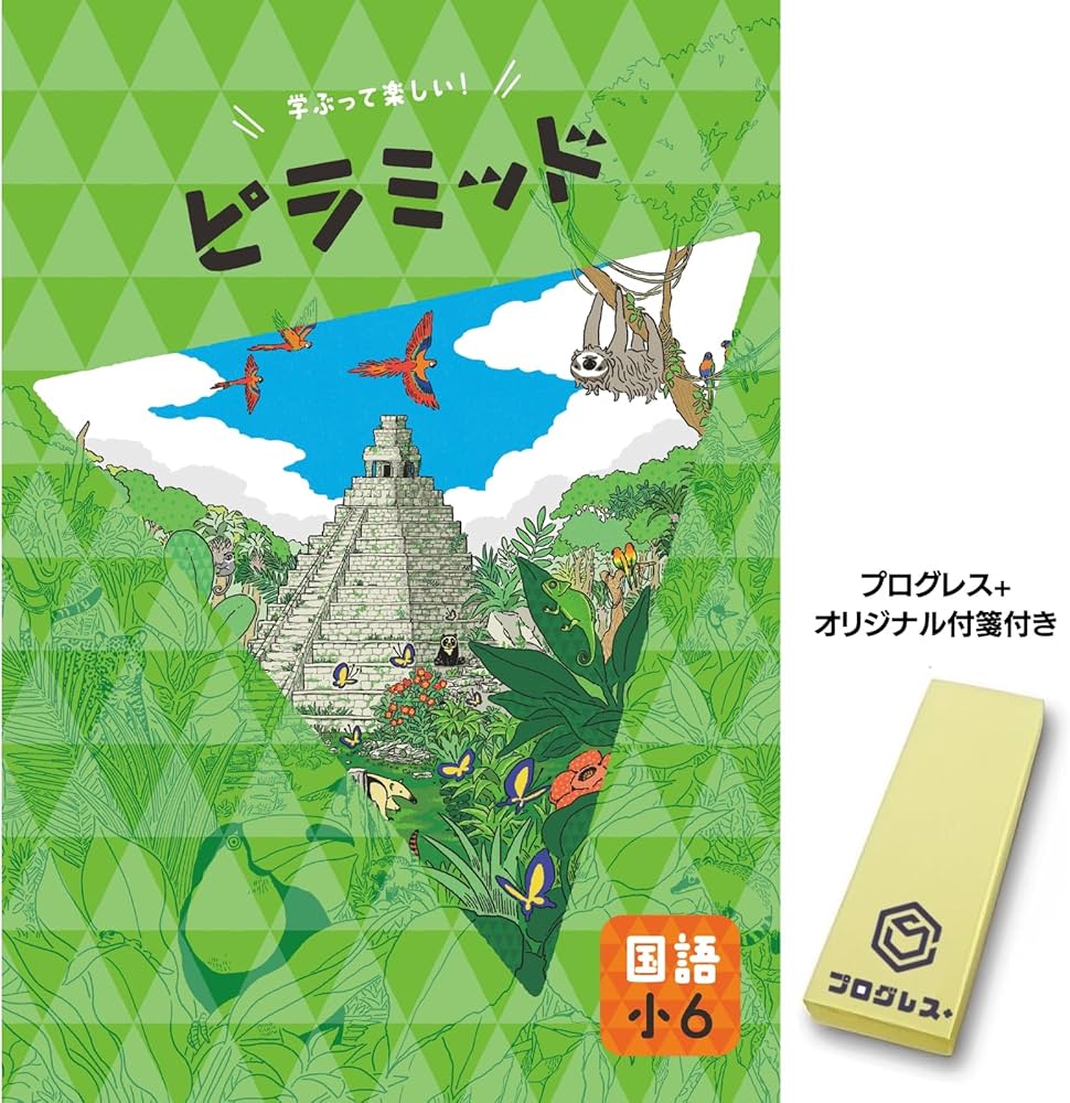 【最新版】 新品 ピラミッド問題集 国語 小６他【解答付】 ピラミッド 国語 小6 2024年改訂版 【プログレス+オリジナル付箋付き