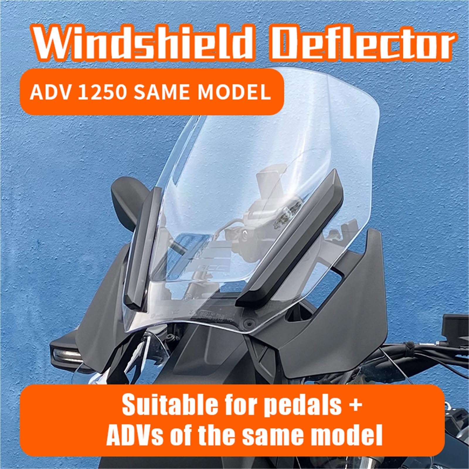 Deflettore per moto Adatto per Suzuki V-Strom 650, deflettore parabrezza per moto, spoiler, parabrezza anteriore per moto e accessori DEFLETTORI ARIA