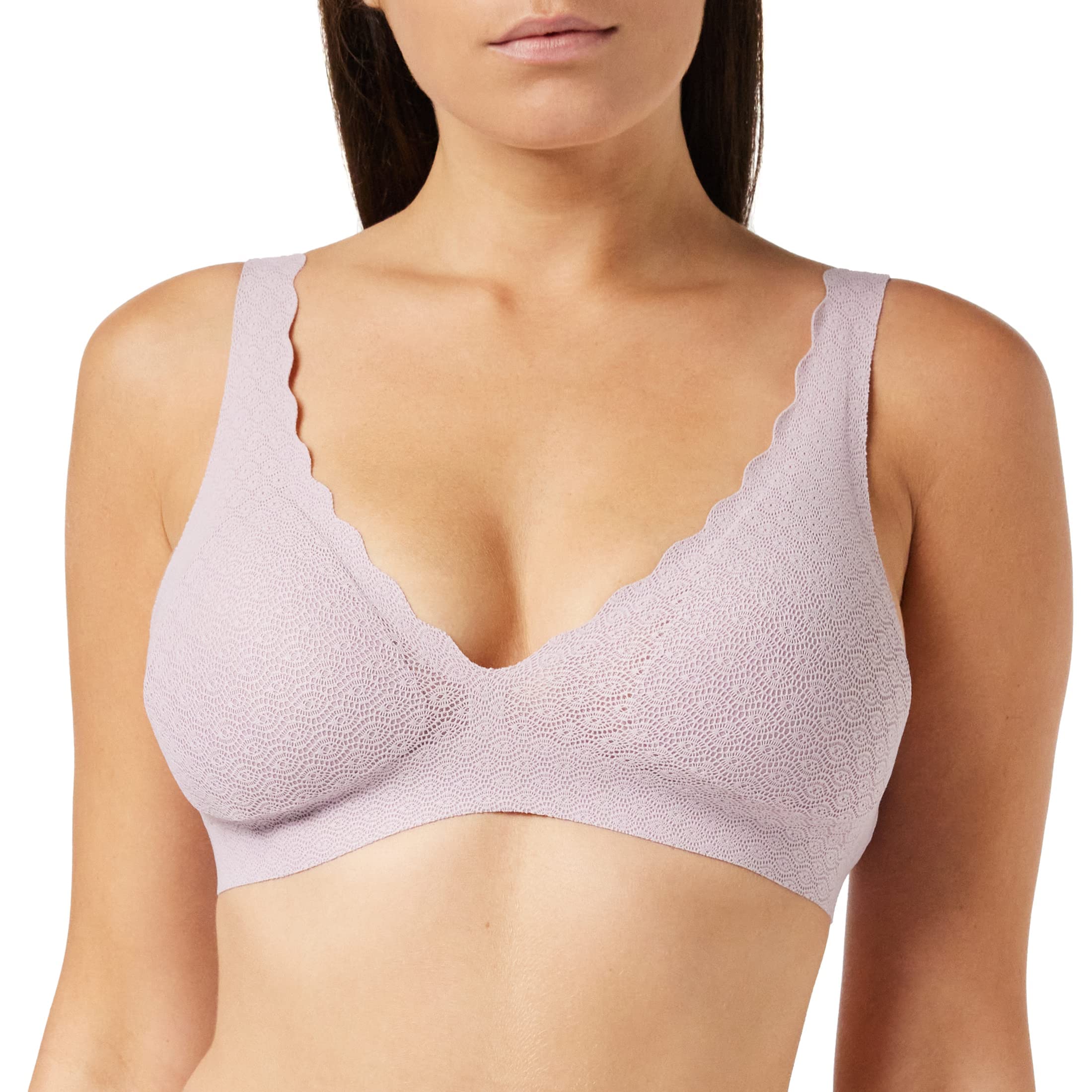 Sloggi Damski biustonosz Zero Feel Lace, Lilac Orchidea, M