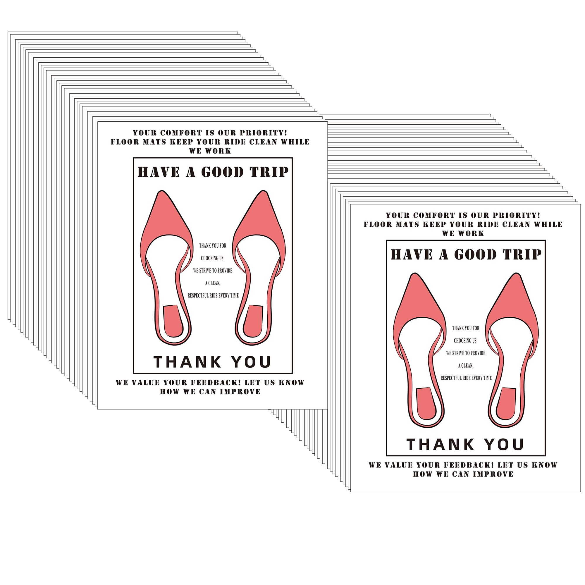 Windspeed 100P Upgrade Material Paper Floor Mats for Cars Disposable Floor Mats for Car Detailing Vehicles Disposable Pedal