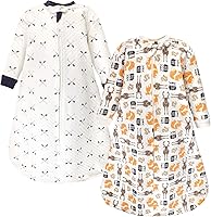 Vista 31 de Hudson Baby Saco de dormir unisex para bebé acolchado premium de manga larga y manta vestible
