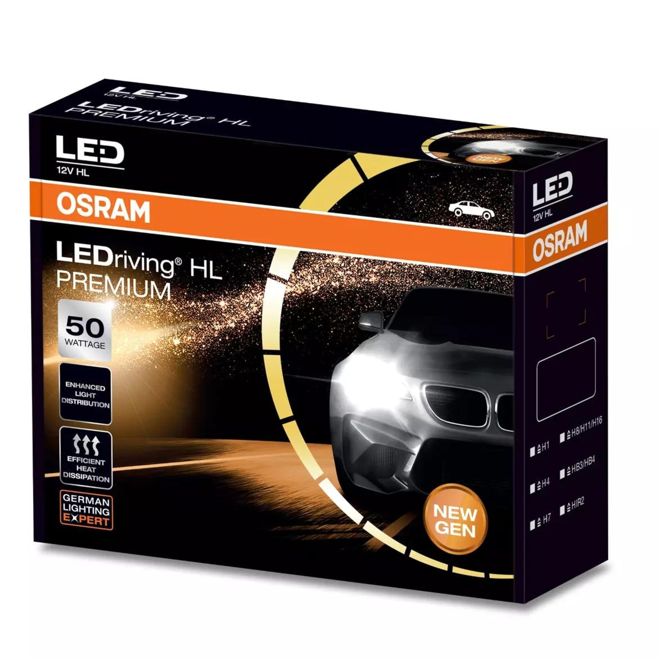 Osram LED HEADLIGHT FOR CAR G6204 WARM WHITE (H4/H19 12V 50W 4200K)
