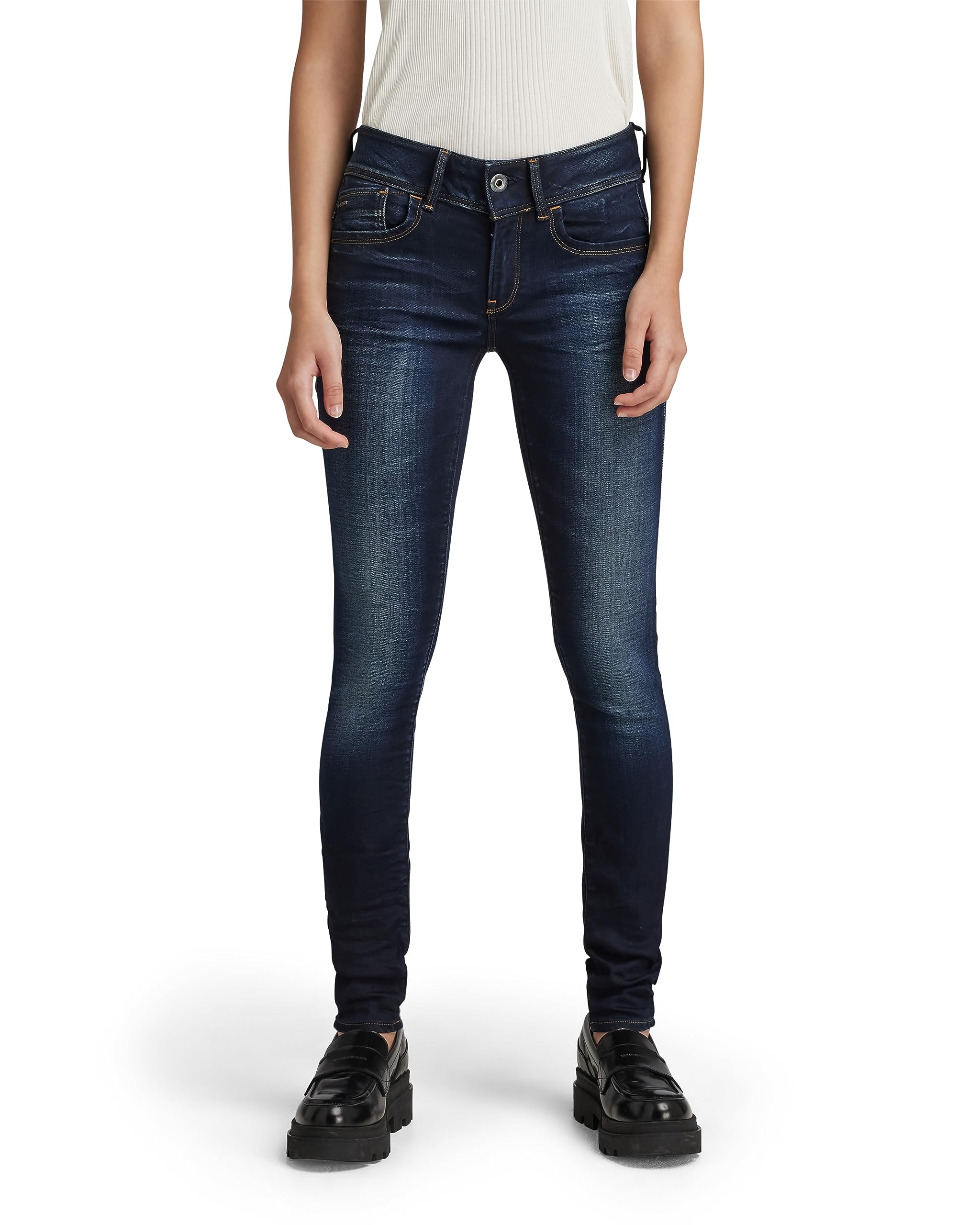 G-STAR Damen Lynn Mid Waist Skinny Jeans
