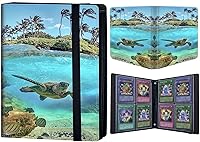 Vista 36 de Carpeta para tarjetas coleccionables de 4 bolsillos, 160 tarjetas, libro con banda elástica que se adapta a la mayoría de tarjetas