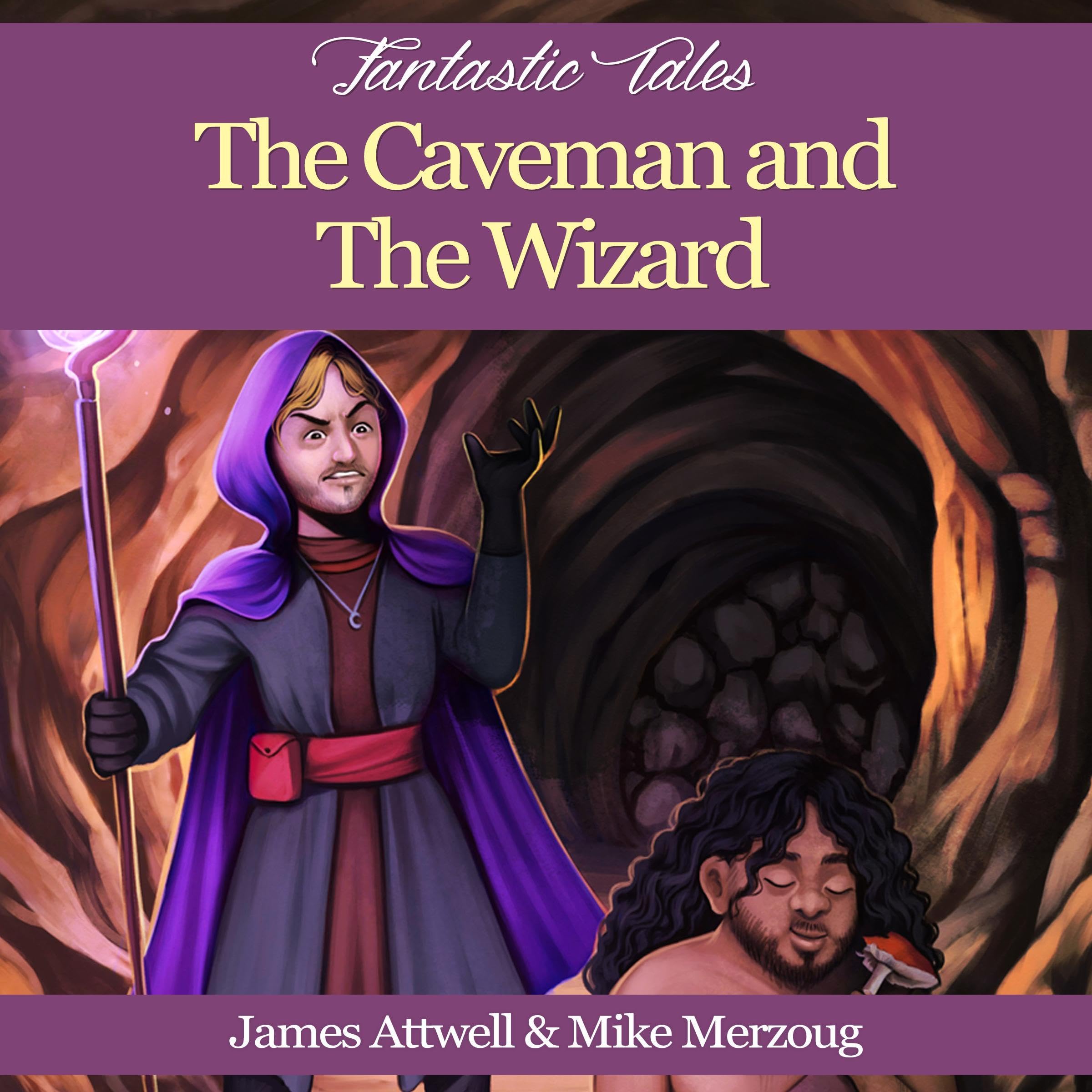 Cover art for Fantastic Tales: The Caveman and the Wizard