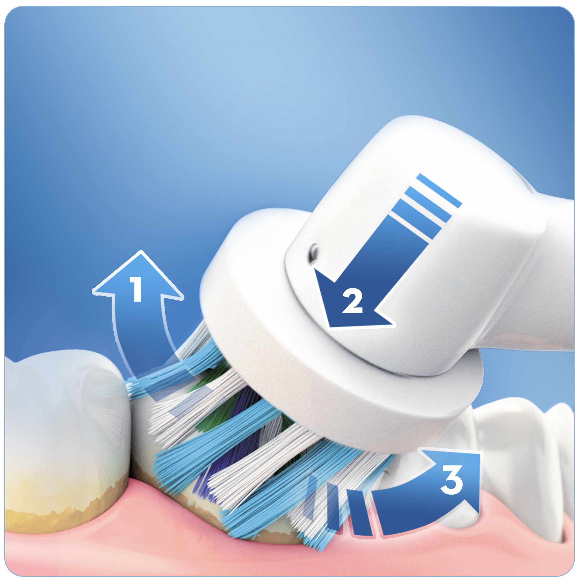 Oral-B Pro 2 2700 CrossAction - Brosse à Dents électrique pour Adulte, Bleue