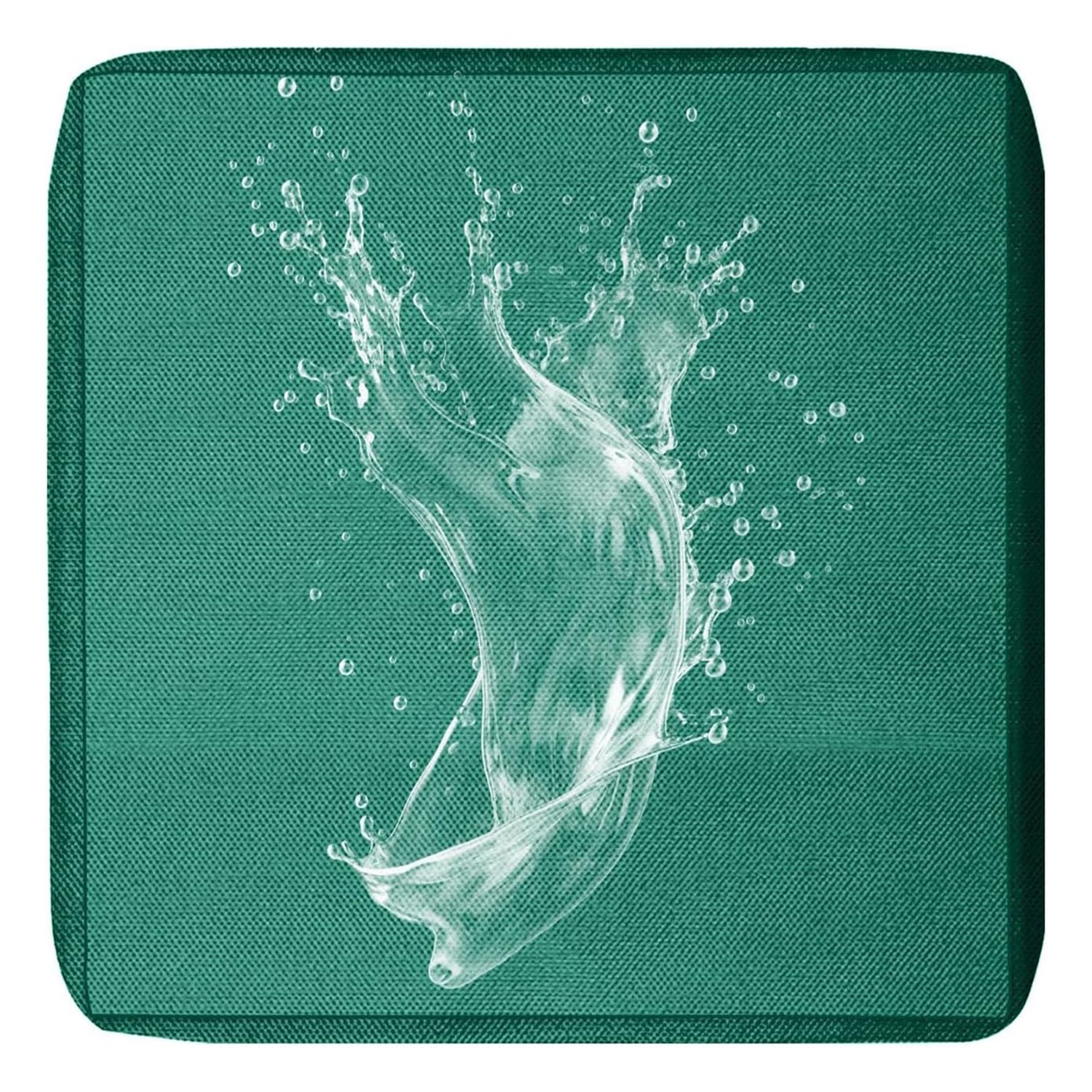 MSNCS 1/2/4 PCS Sofa Seat Cushion Covers Outdoor Waterproof,Garden Replacement Furniture Seat Covers with zipper,Washable,for Indoor Outdoor Patio Sofa(Light Green,63x68x12cm 1pcs)