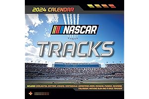 2024 Nascar Tracks Wall Calendar