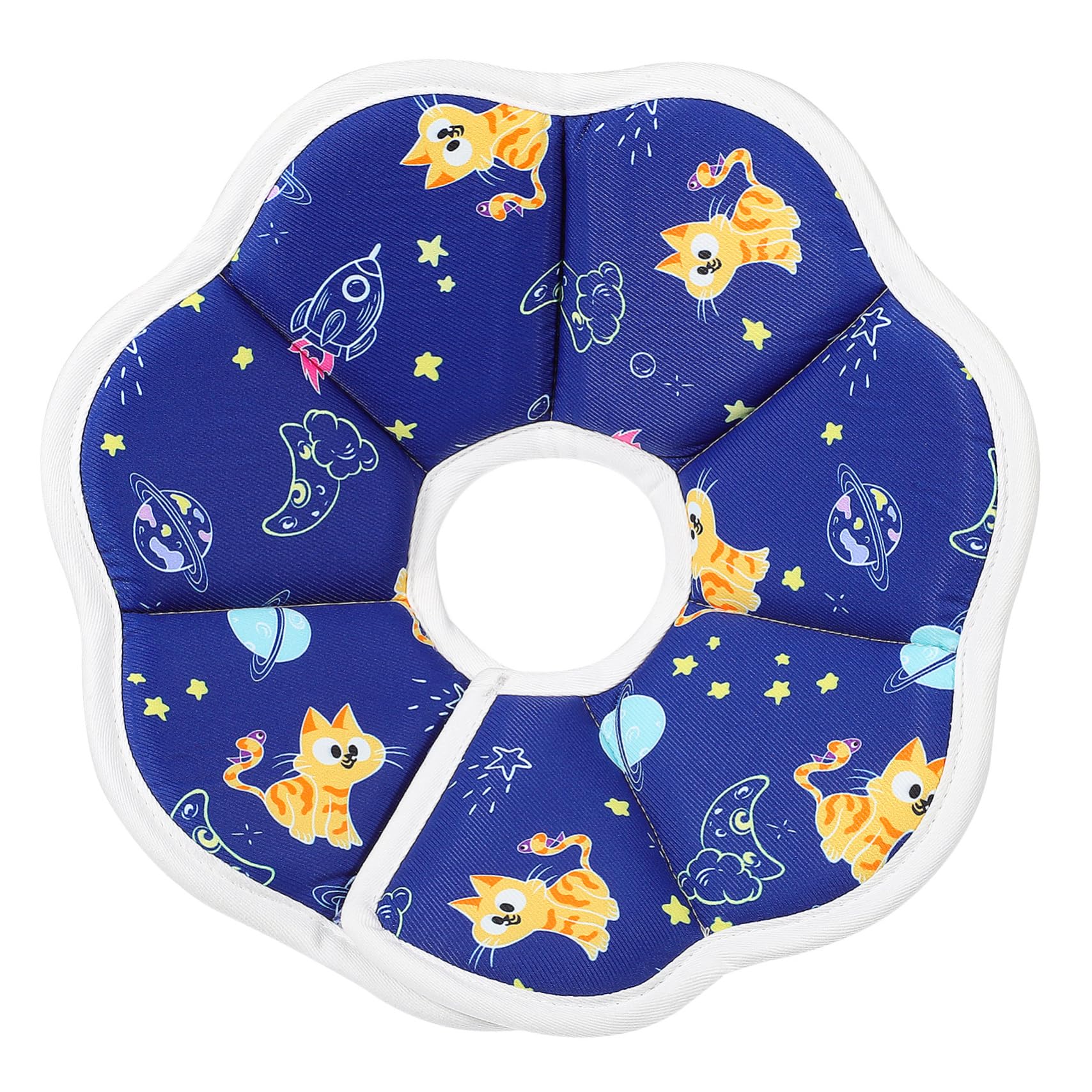 INOOMP 5stücke Kitten Cone Alternative Faltbarer Wasserdichter Cat Collar Für Katzen Und Kätzchen Schützt Vor Lecken Und Wunden Nach Operationen Und Verletzungen