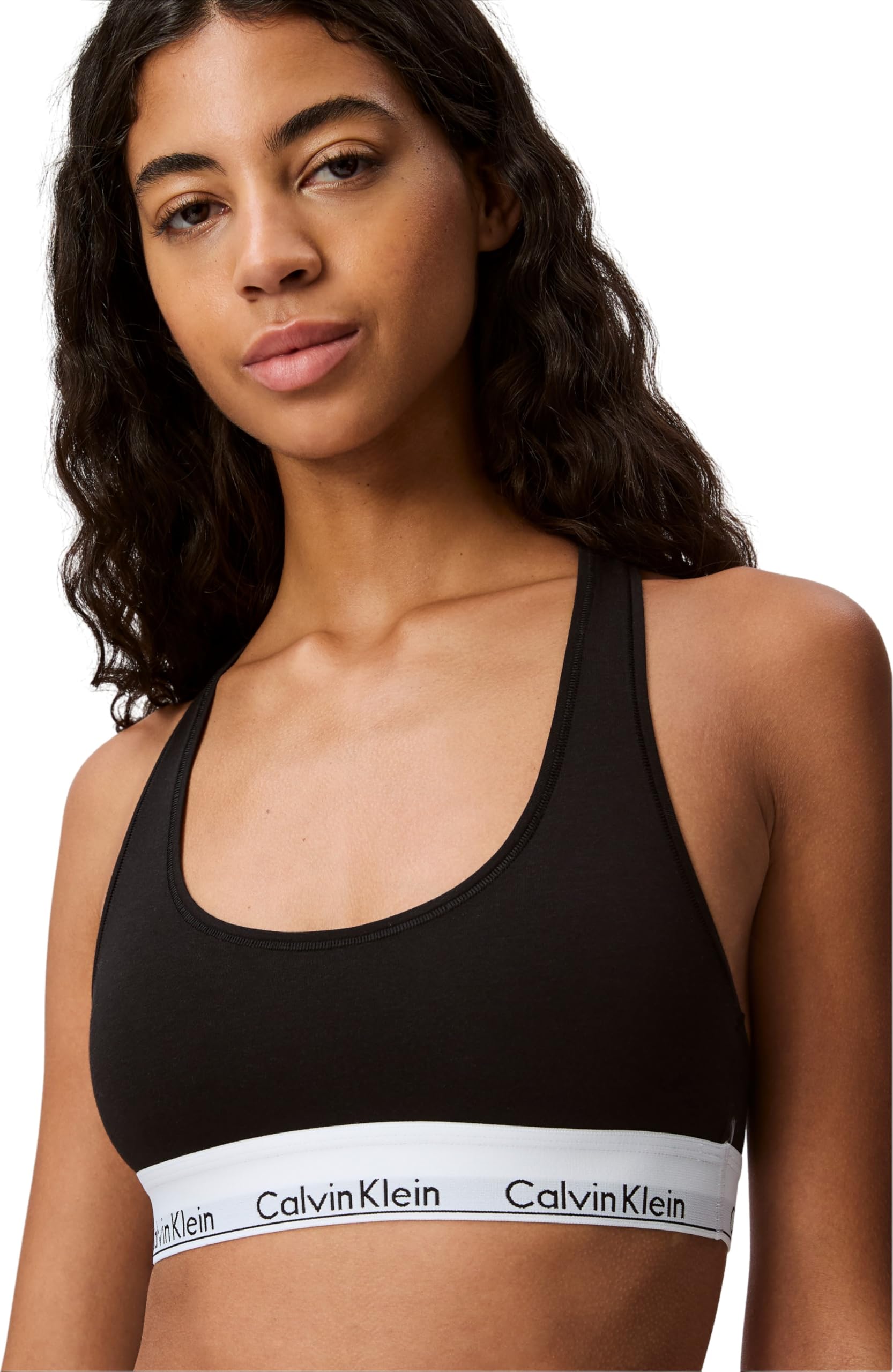 Calvin Klein Bralette Sfoderata, Mauve Mist, L Donna