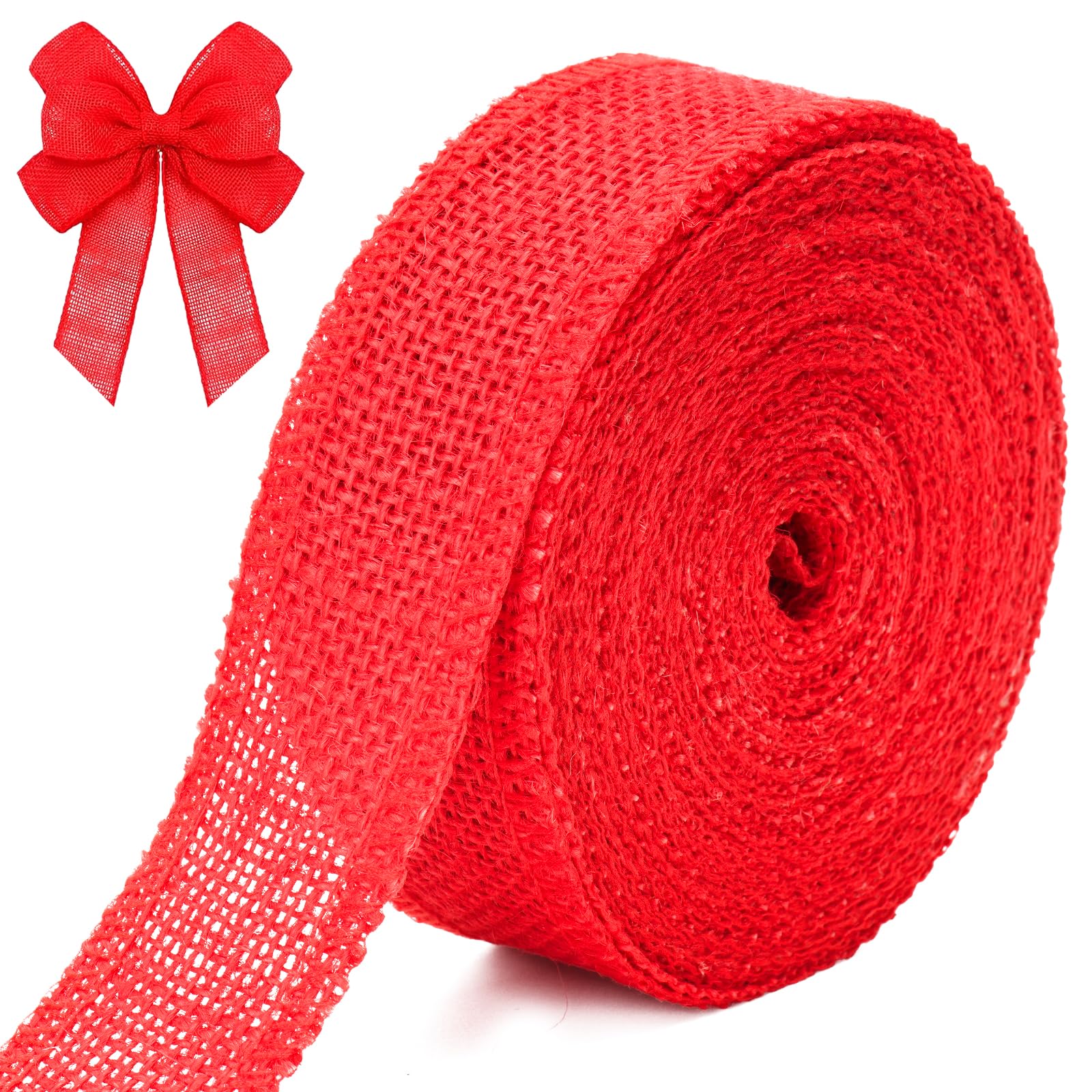 Hydrogarden 20 Meter Nastro Juta, 10cm Rotolo di Juta Nastro Vintage, Nastro di Iuta Naturale, Rotolo Nastro in Juta Decorativo, Rotoli di Nastro di Iuta Rustico, Rotolo di Juta per Confezioni Regalo