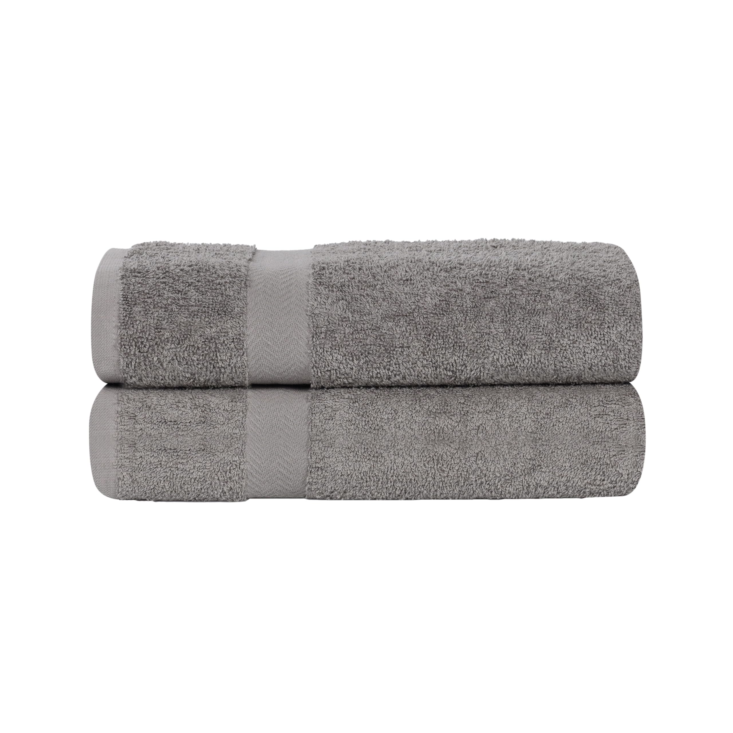 Superior Franklin, Set di asciugamani da bagno in cotone, confezione da 2 asciugamani oversize di peso medio per bagno, doccia, spa, piscina, resort, asciugatura rapida, elementi essenziali per la