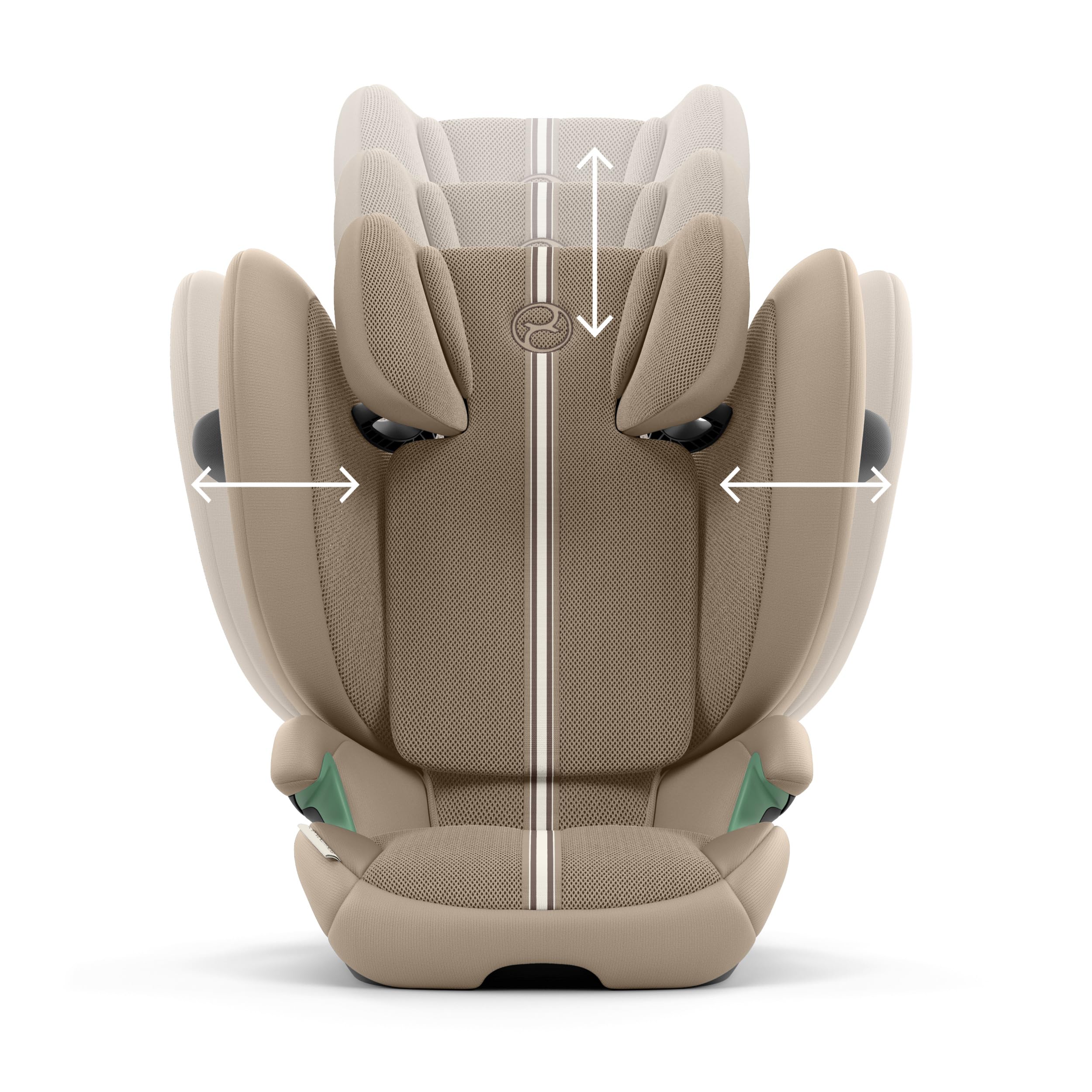 Cybex Solution G2 Plus/Almond Beige-beige PU1, Beige Mandorla, Soluzione G2, Plus