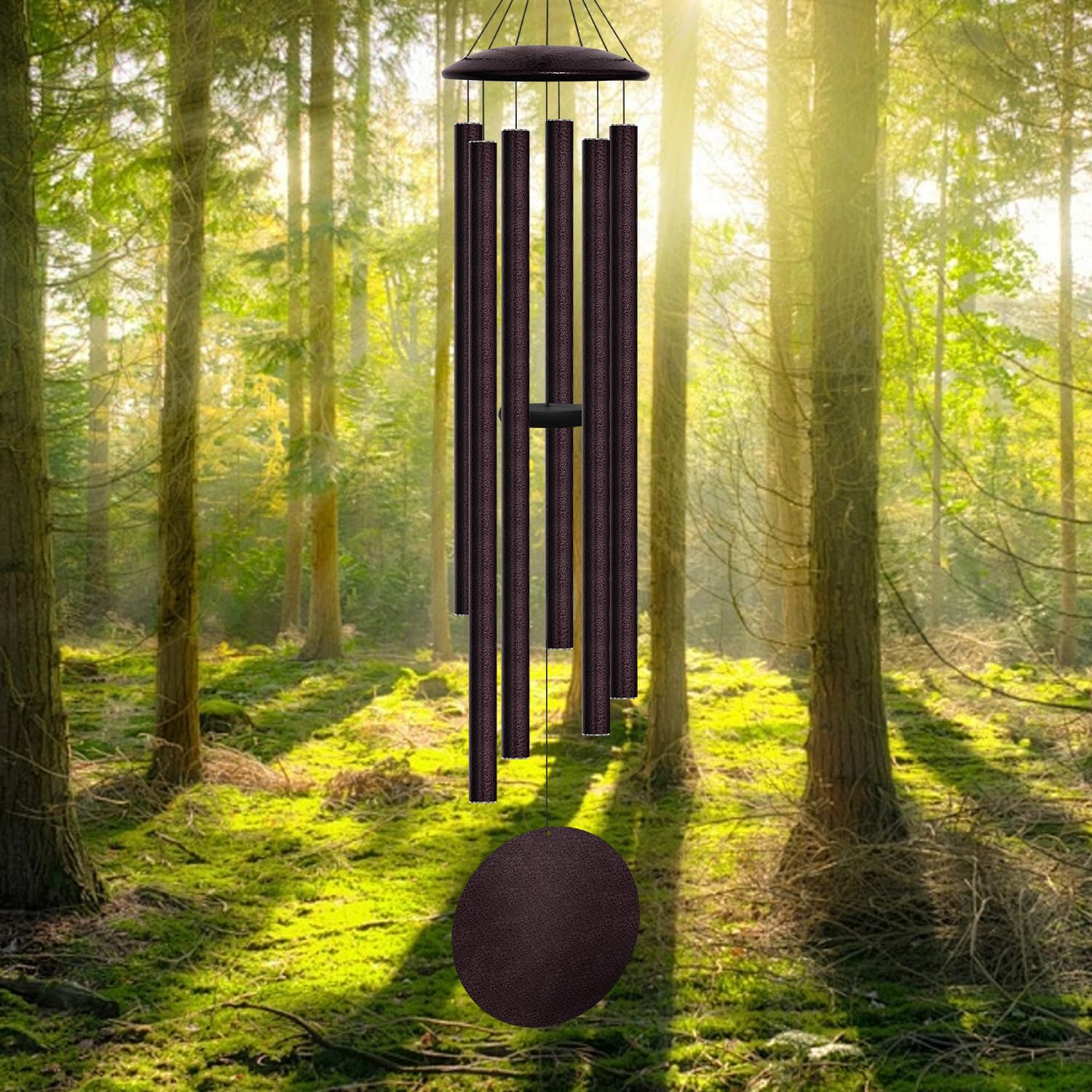 78" Extra Large Wind Chimes for Outside, 6 Thick and Bold Aluminum Tubes