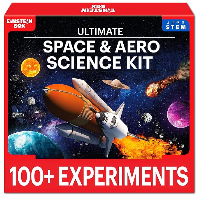 Einstein Box Space Science Experiment Kit for Boys & Girls Ages 8-14 ...