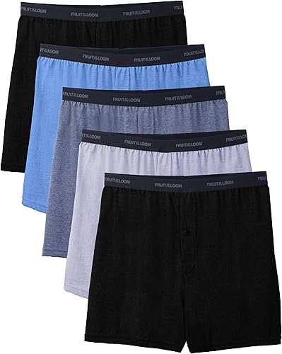 Fruit of the Loom Boxers de punto para hombre