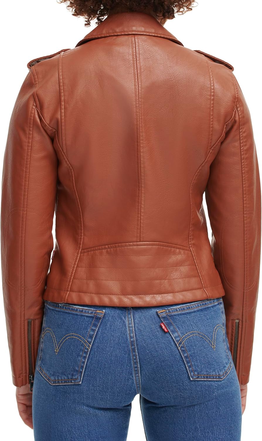 Levi's Women's The Classic Faux Leather Moto Jacket (Regular & Plus Size) - Image 5