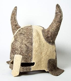 sauna hat russian banya - sauna hat for men - sauna hat wool - sauna hat to protect hair - russian banya hat - finnish ukraine Viking helmet Ukrainian warrior Berserk cosplayers sauna accessories